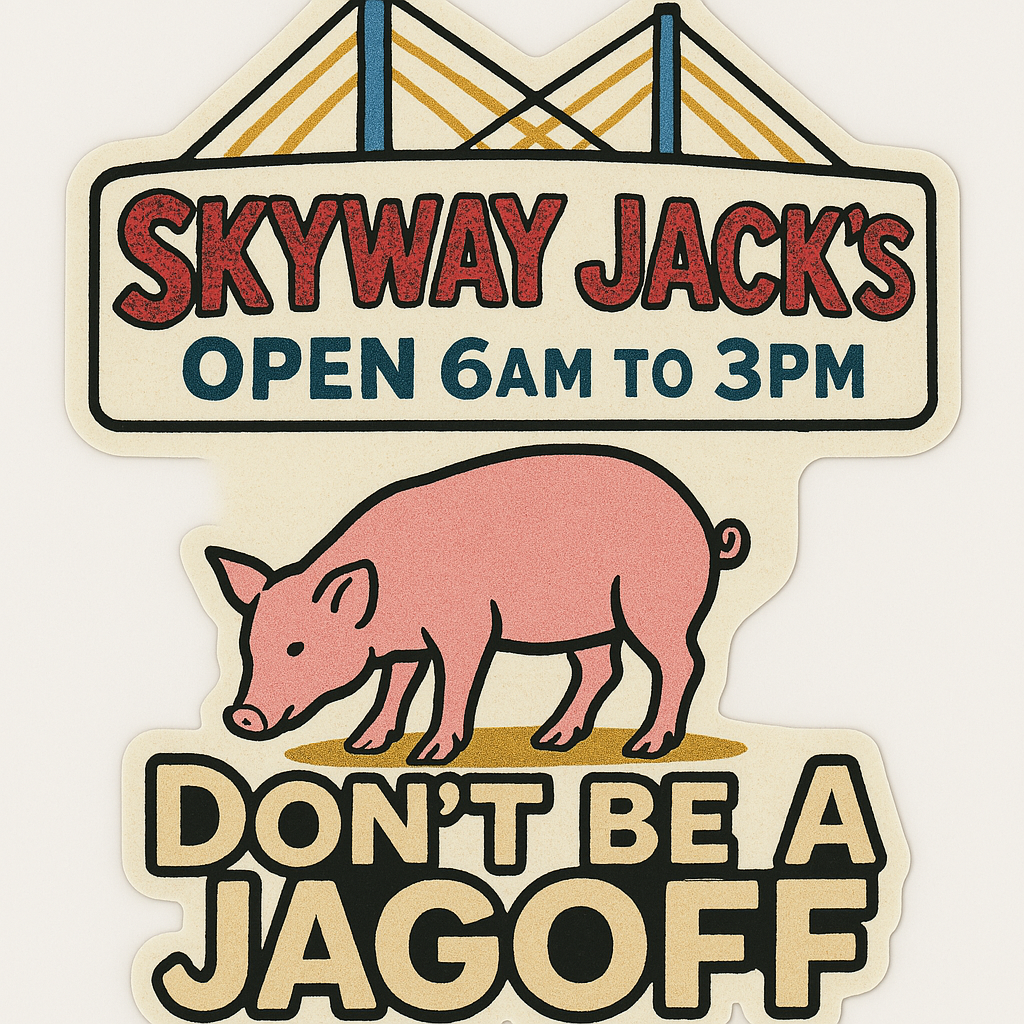 Skyway Jacks - Don’t Be A Jagoff Custom Sticker