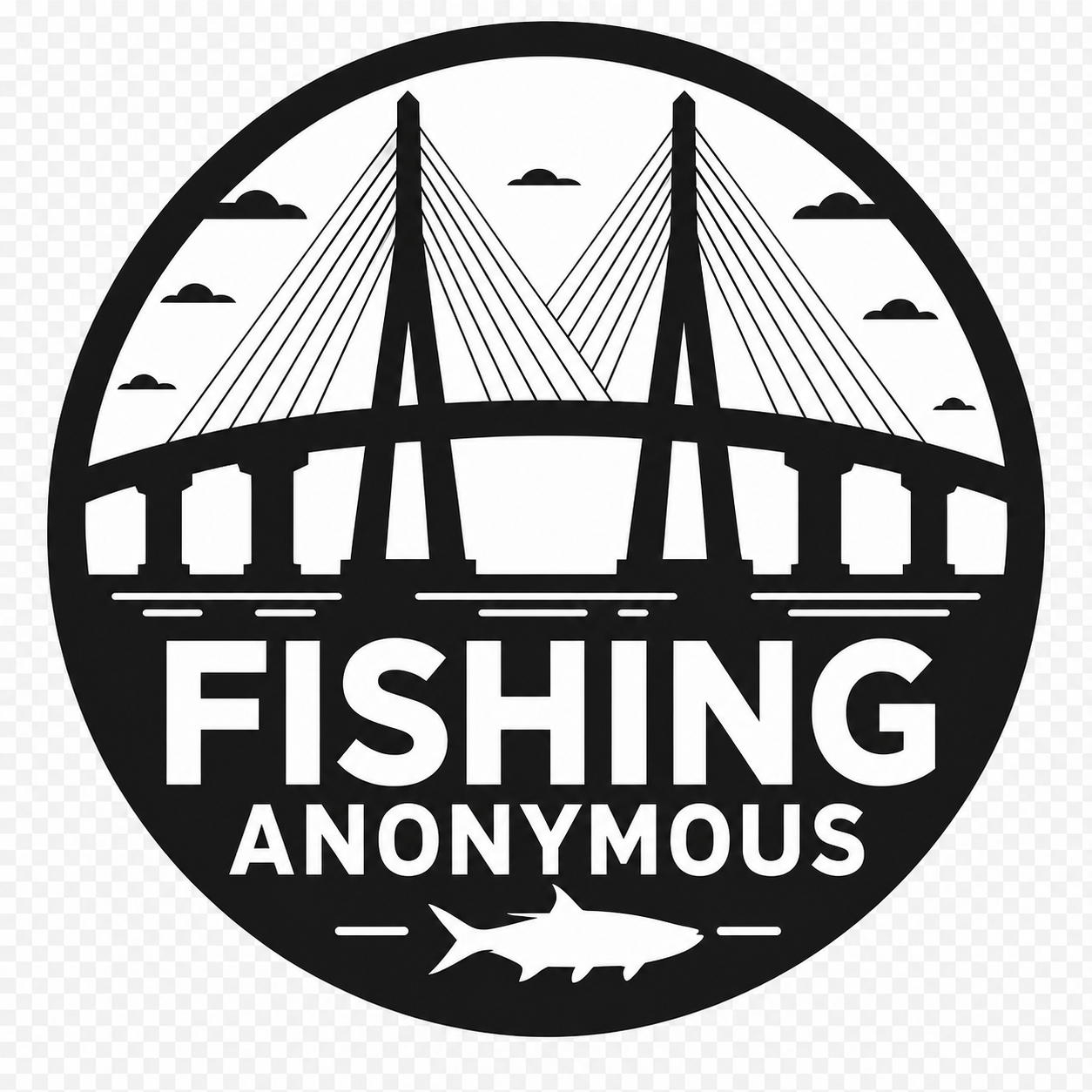 Fishing Anonymous Tarpon Sticker - Waterproof Vinyl Fishing Decal
