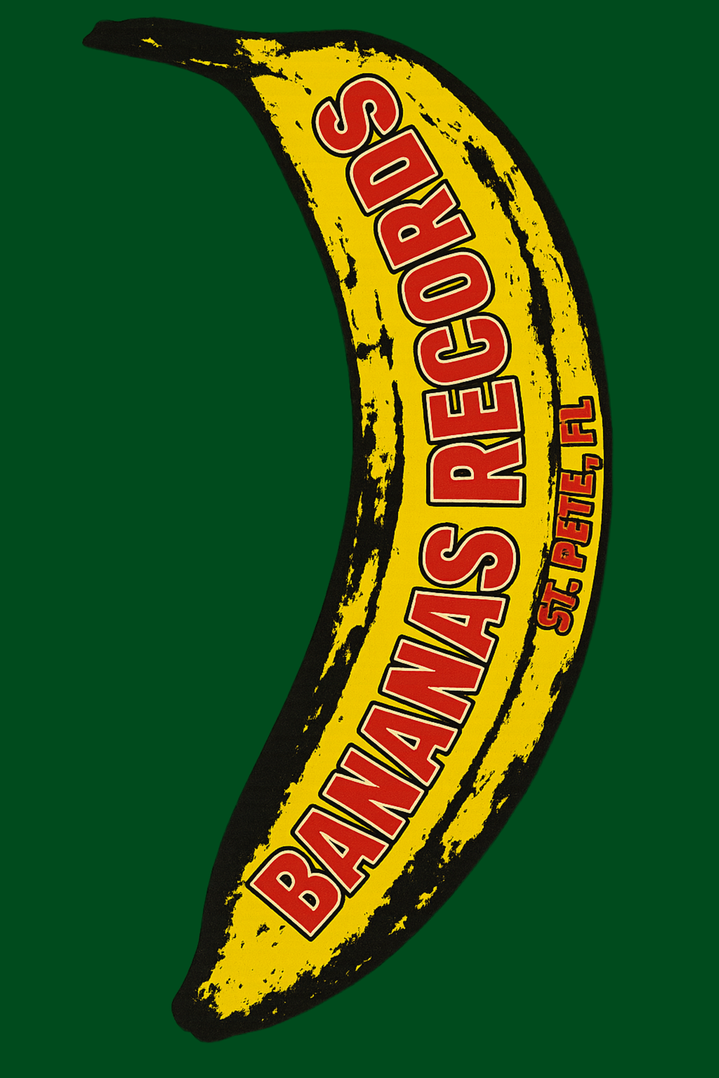 Bananas Records St. Pete FL 2x8 Sticker