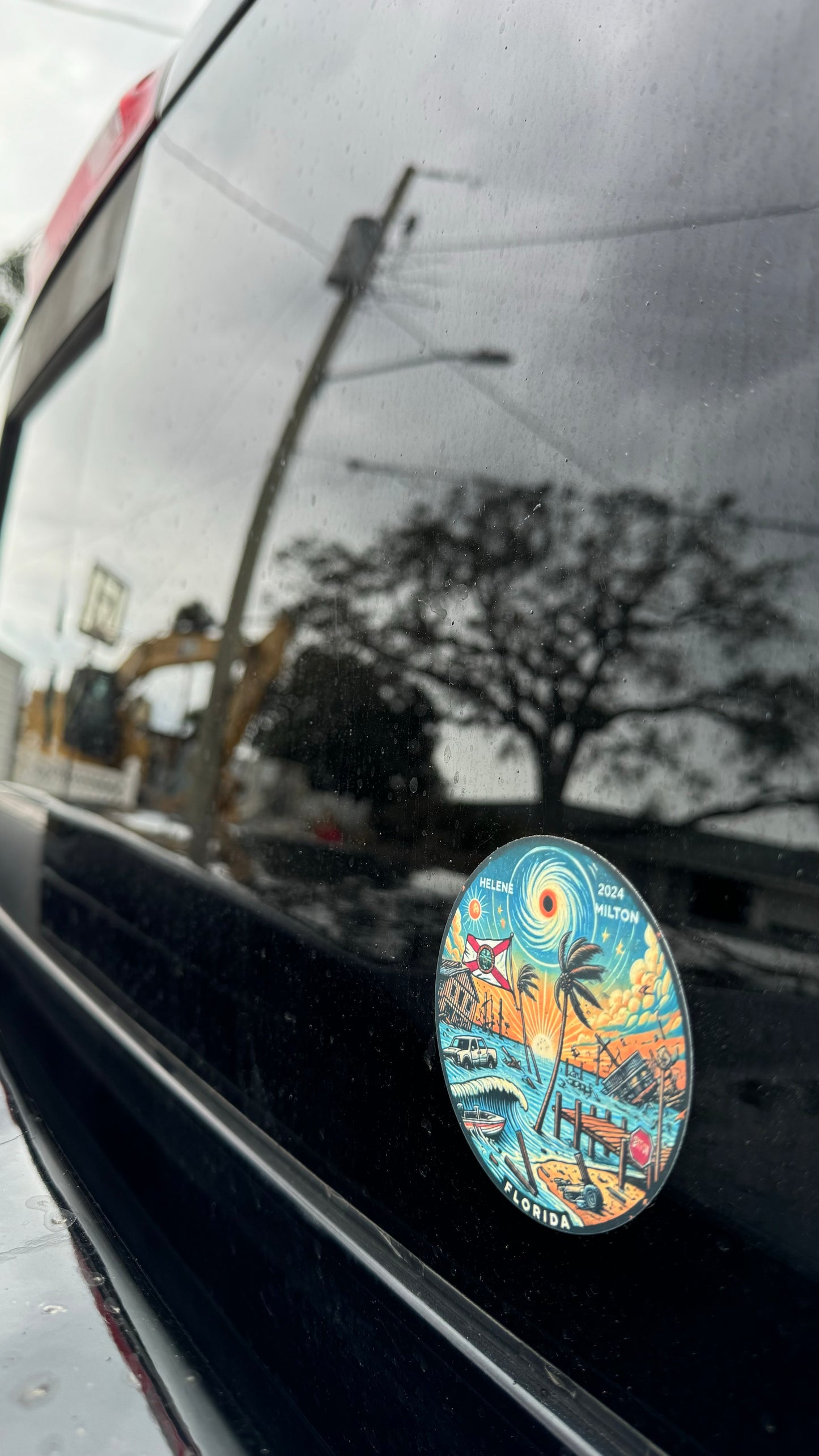Hurricane Helene and Milton Relief Stickers - Florida Strong