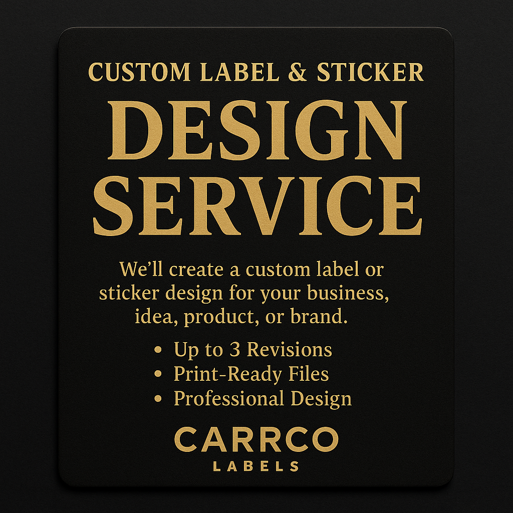 Professional Label & Sticker Design Service