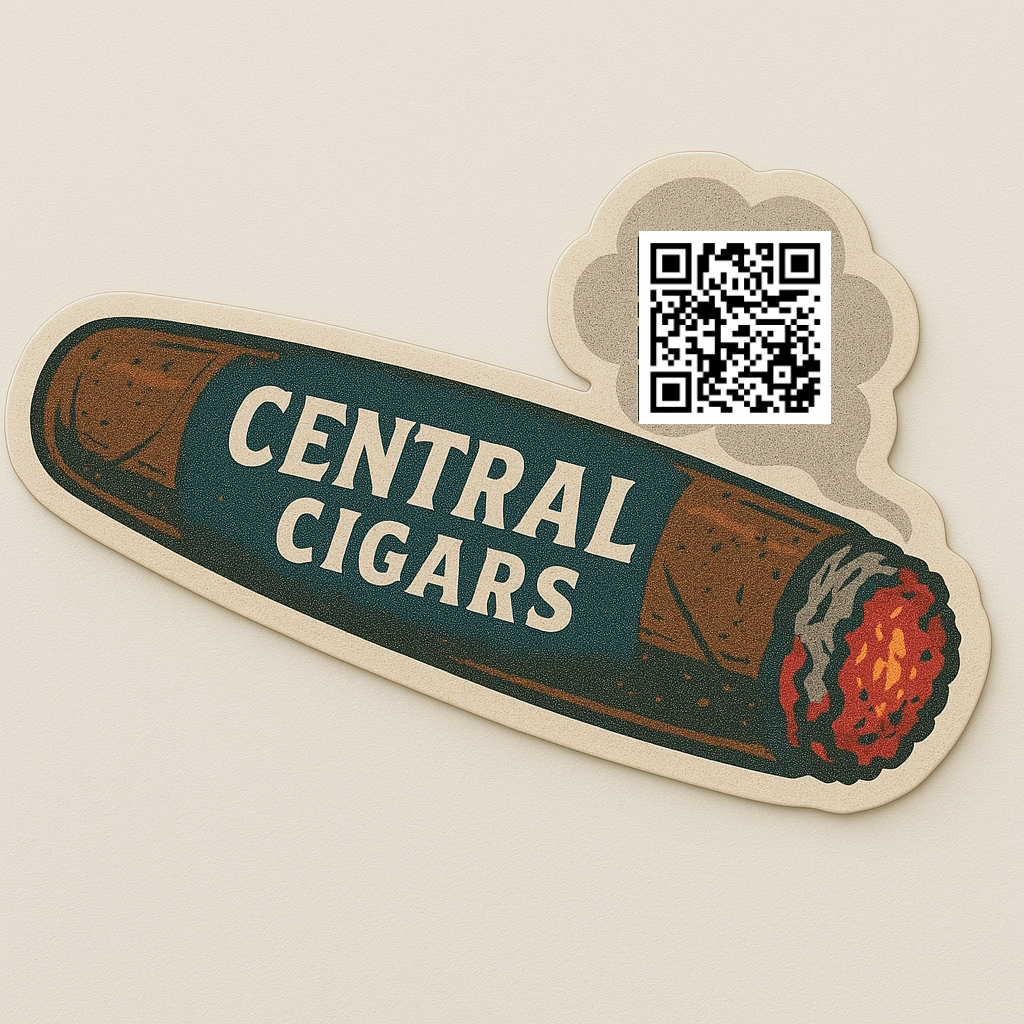 Central Cigars St Pete Custom Sticker