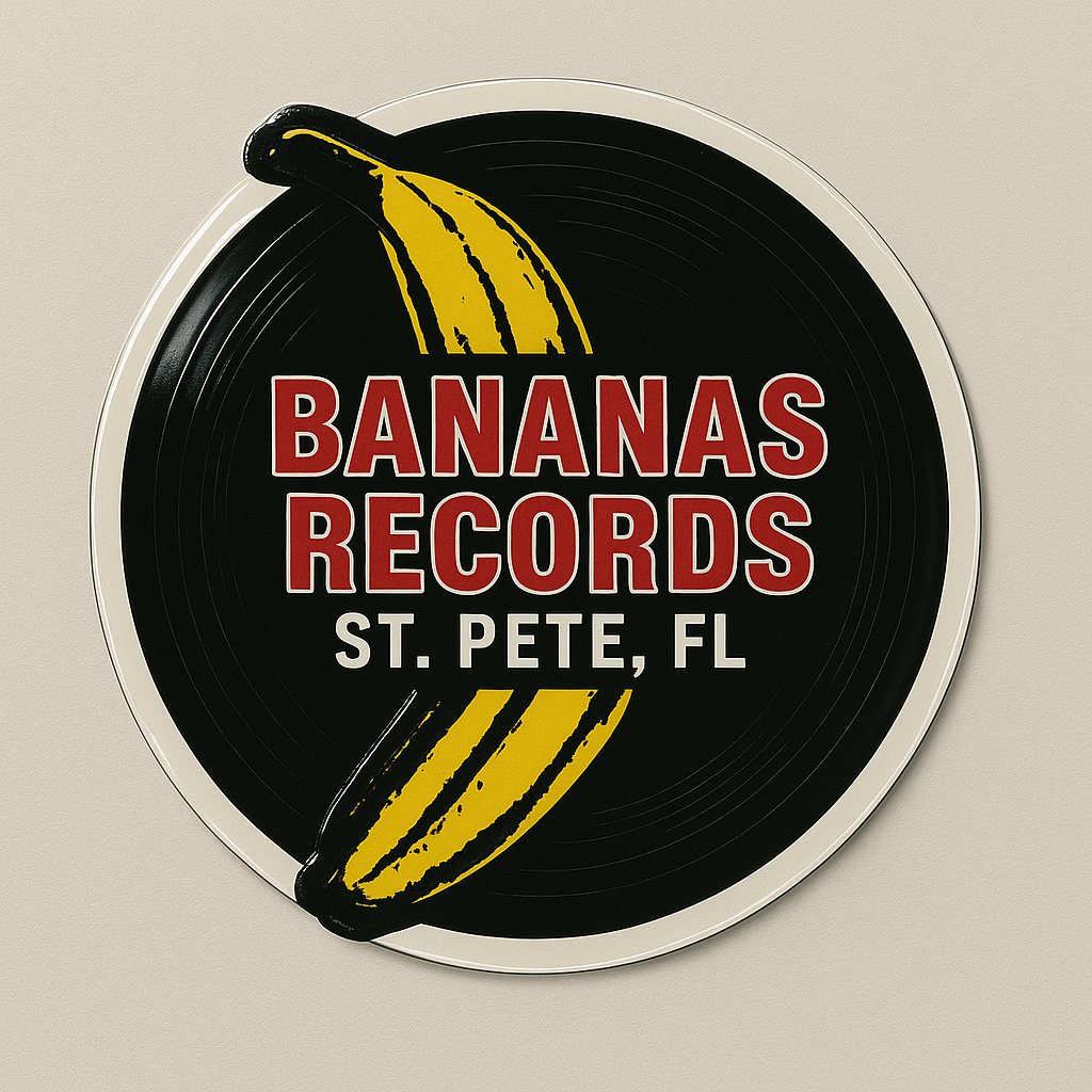 Bananas Records Custom Record Label Sticker - Carrco Labels