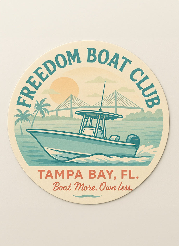 Freedom Boat Club Sticker
