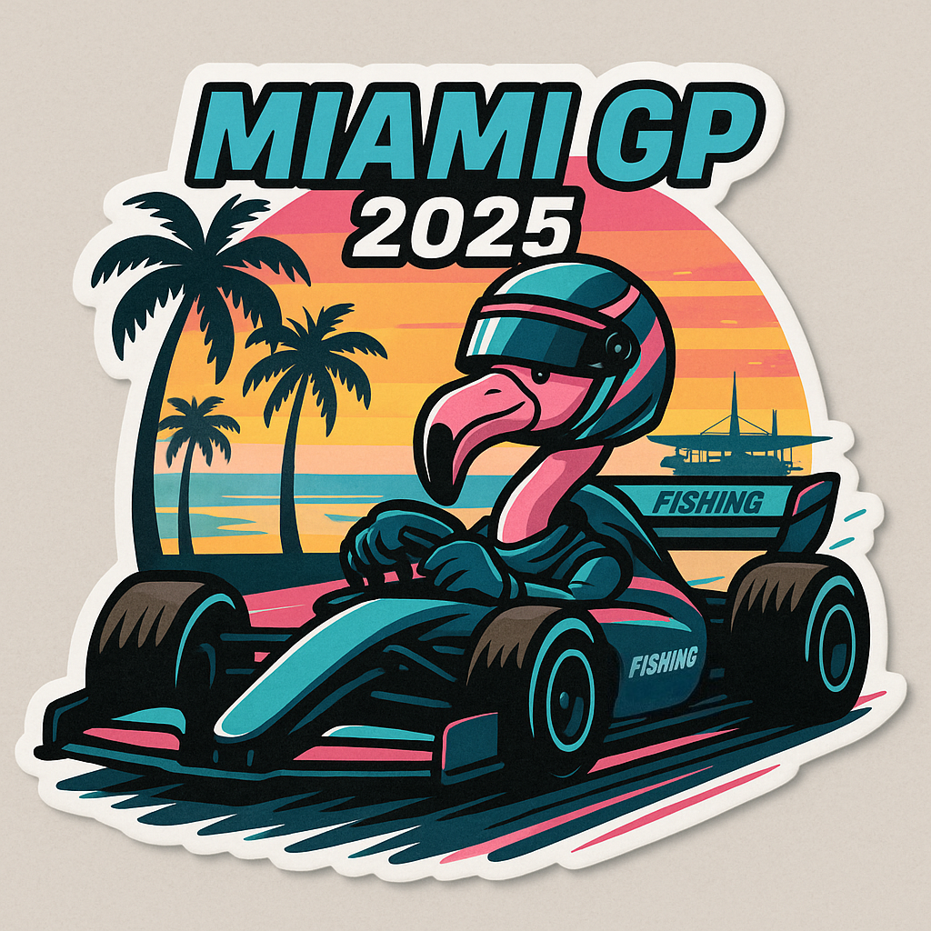 2025 Formula 1 Miami Grand Prix Official Sticker