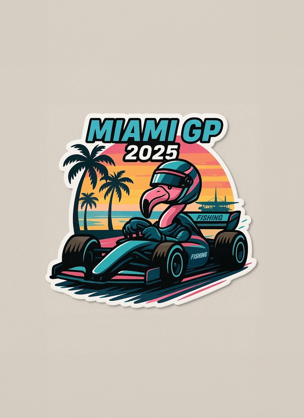 2025 Formula 1 Miami Grand Prix Official Sticker