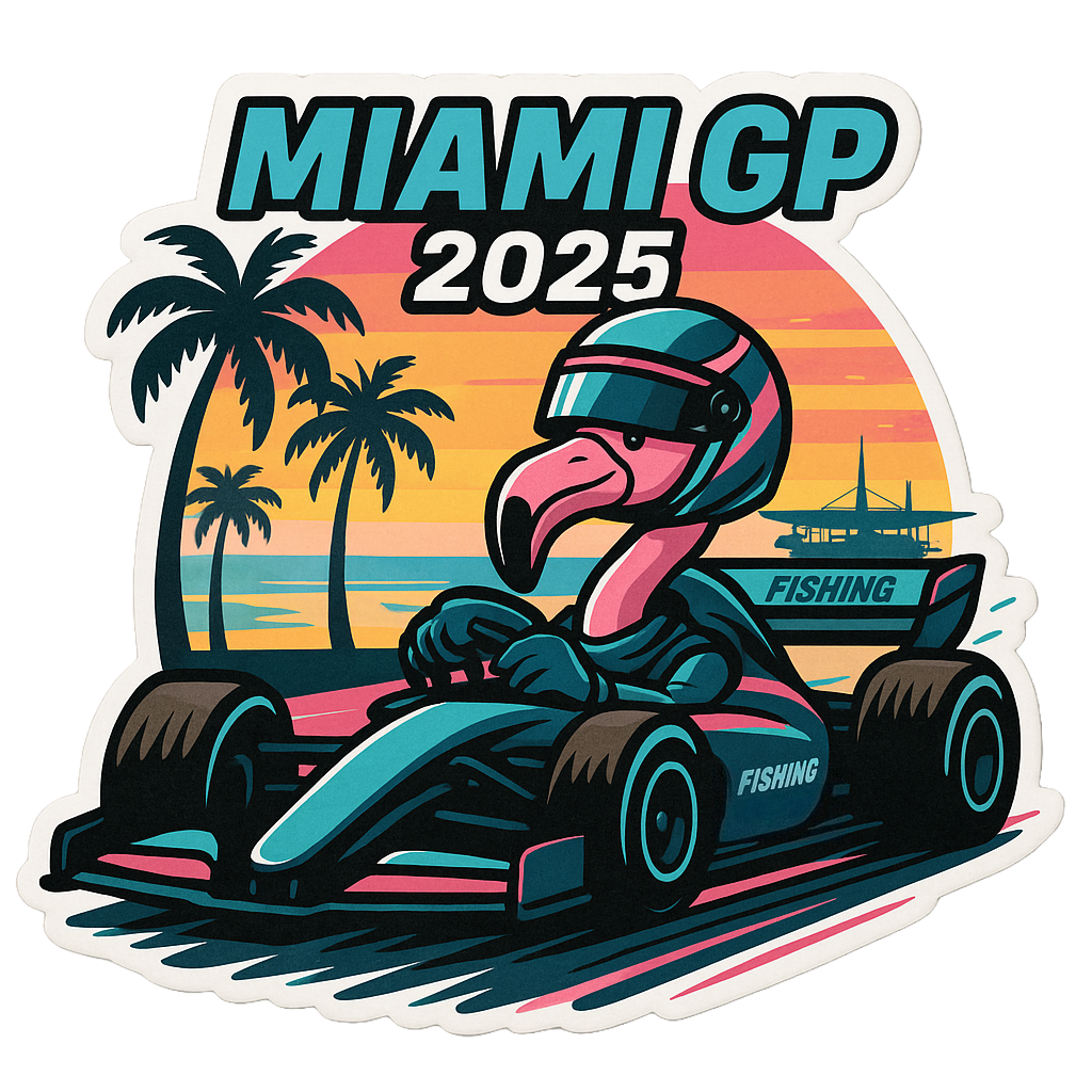 2025 Formula 1 Miami Grand Prix Official Sticker