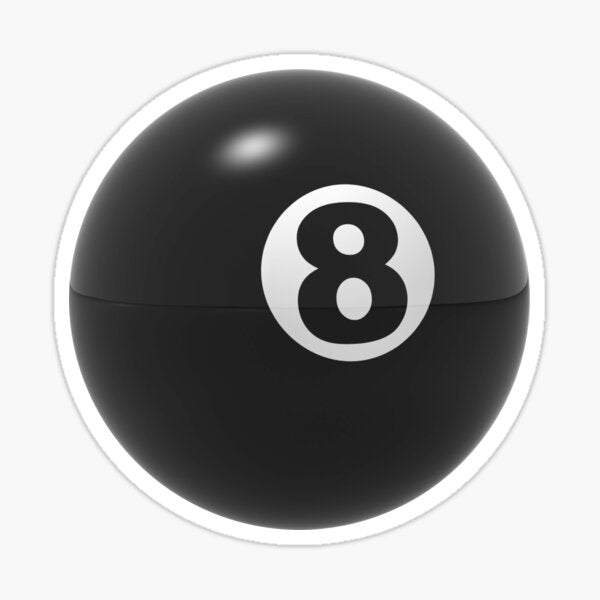 Magic 8 Ball Sticker