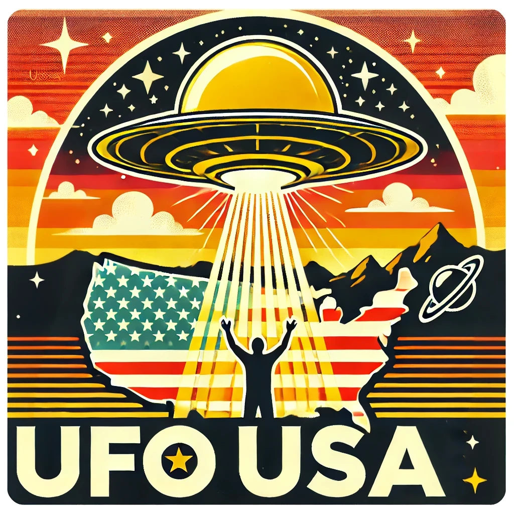 UFO USA Sticker
