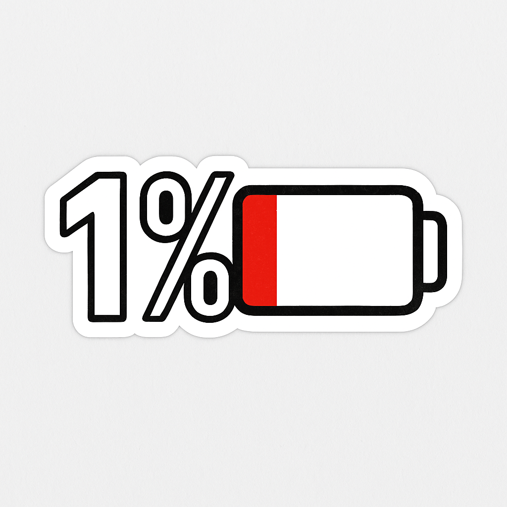 The 1% Sticker