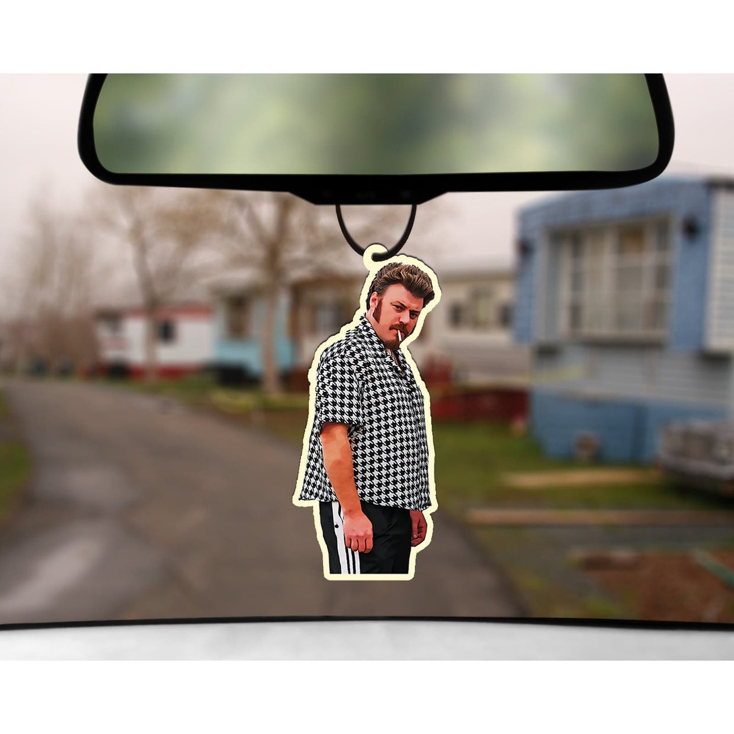 Trailer Park Boys Funny Car Air Freshener | Officially Licensed Bubbles Nice Kitty Hanging Car Air Freshener