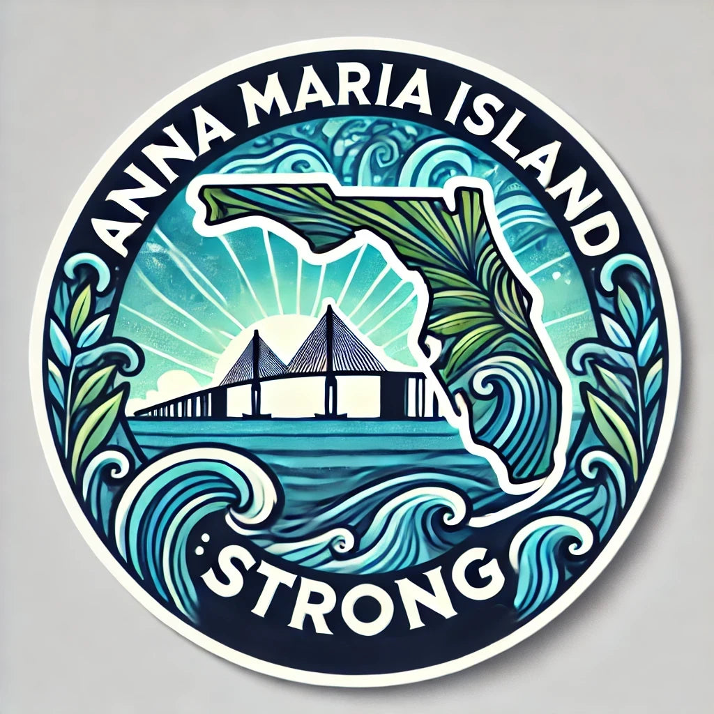 Anna Maria Island Strong - Hurricane Relief Stickers