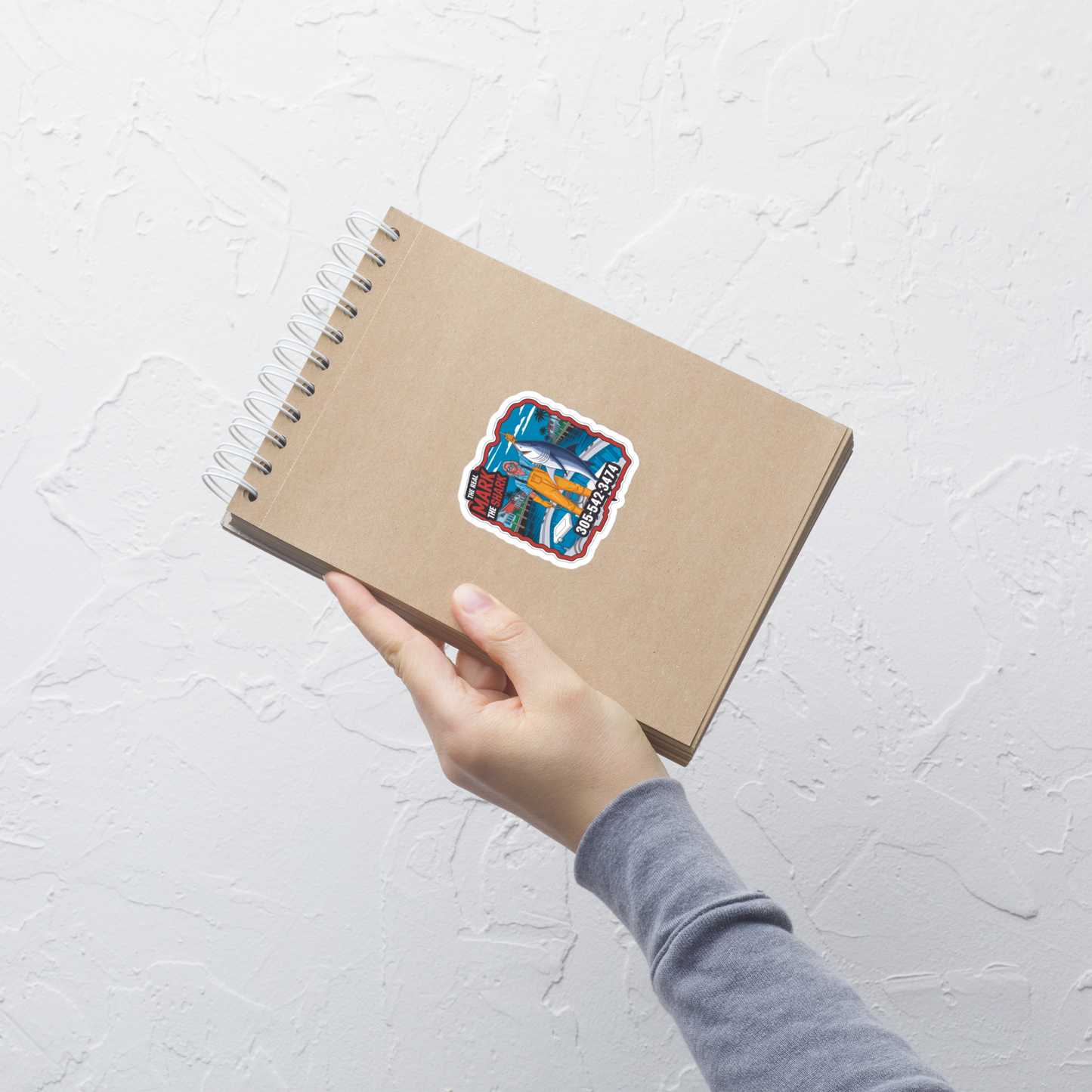 Mark The Shark Trophy Sticker