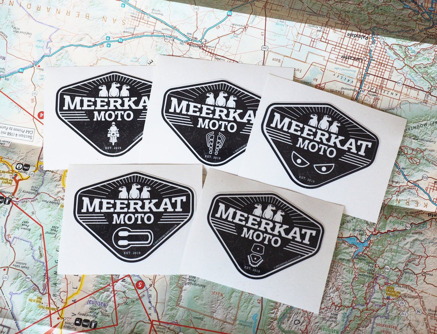 Meerkat Moto Sticker - Africa Twin