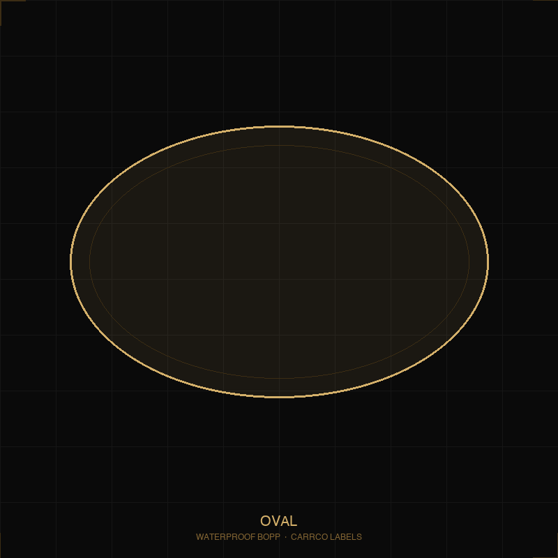 Custom Oval Stickers