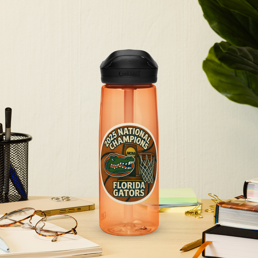 2025 FL Gator NCAA Championship Camelback Water Bottle