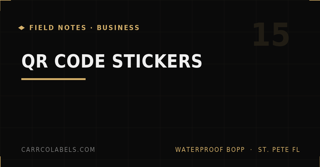 QR Code Stickers: The Complete Guide for Businesses