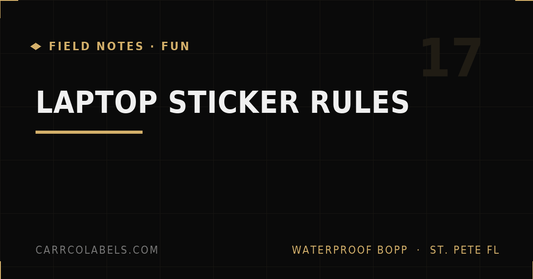 Laptop Stickers: The Unwritten Rules (Placement, Removal, and Not Ruining Your Mac)