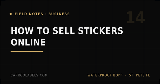 How to Sell Stickers Online: From First Design to First 1,000 Sales