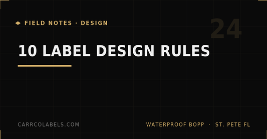 10 Product Label Design Rules That Make Small Brands Look Big