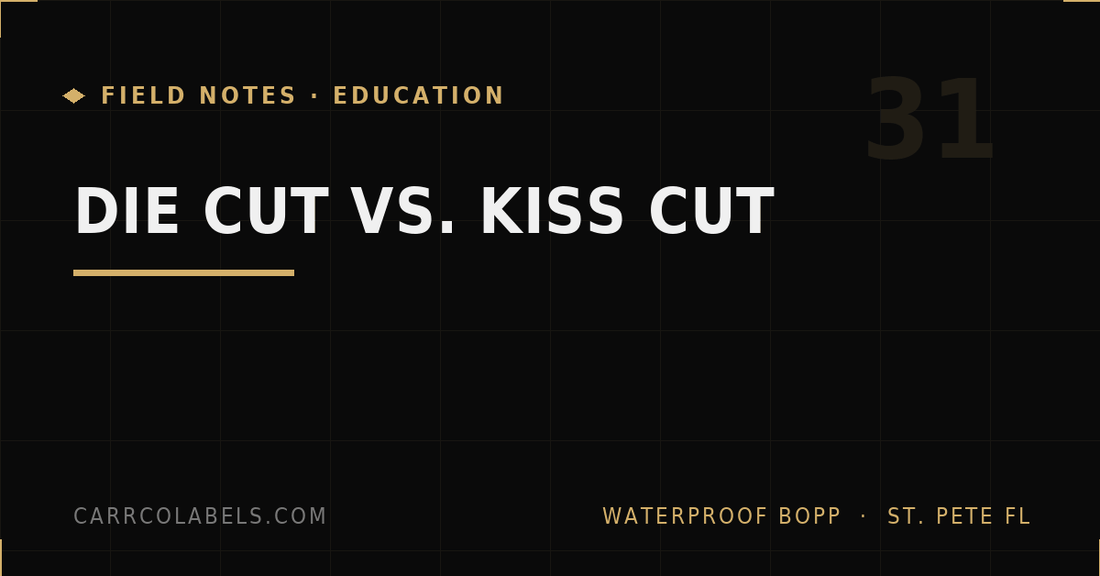 Die-Cut vs. Kiss-Cut Stickers: What's the Difference (and Which Should You Order)?