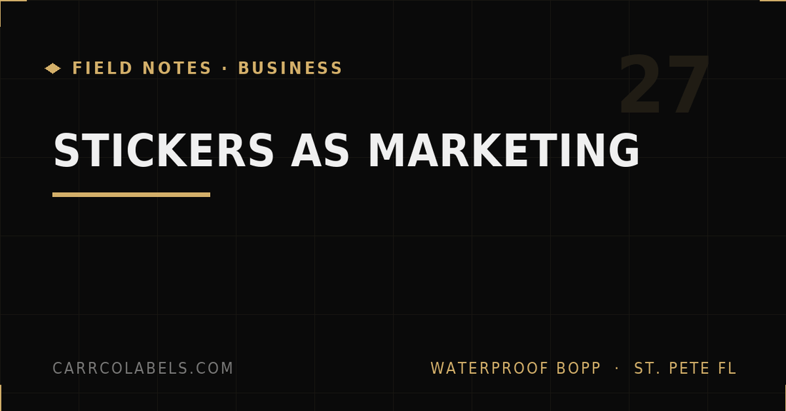 How Small Brands Use Stickers as Their Cheapest Marketing Channel