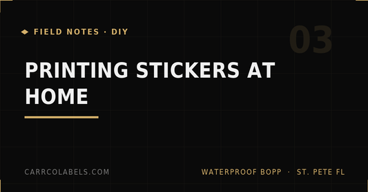 How to Print Stickers at Home (And When It Stops Making Sense)