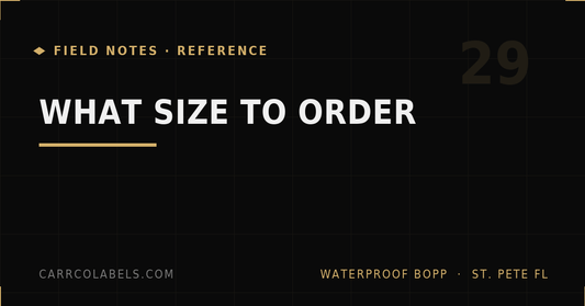 What Size Sticker Should You Order? A Practical Size Guide