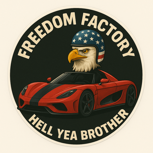 Hell Yea Brother Screaming Eagle Freedom Factory Koenigsegg