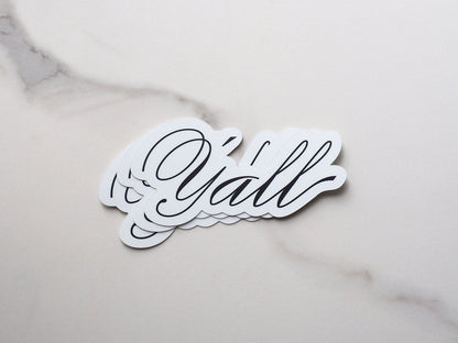 Y'all Sticker