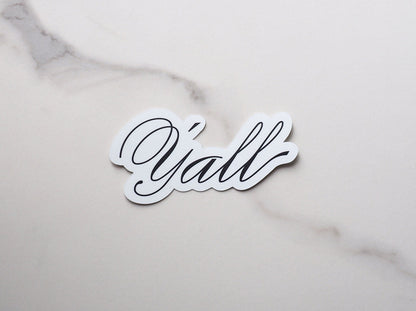 Y'all Sticker