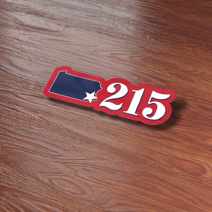215 Philadelphia Area Code Sticker