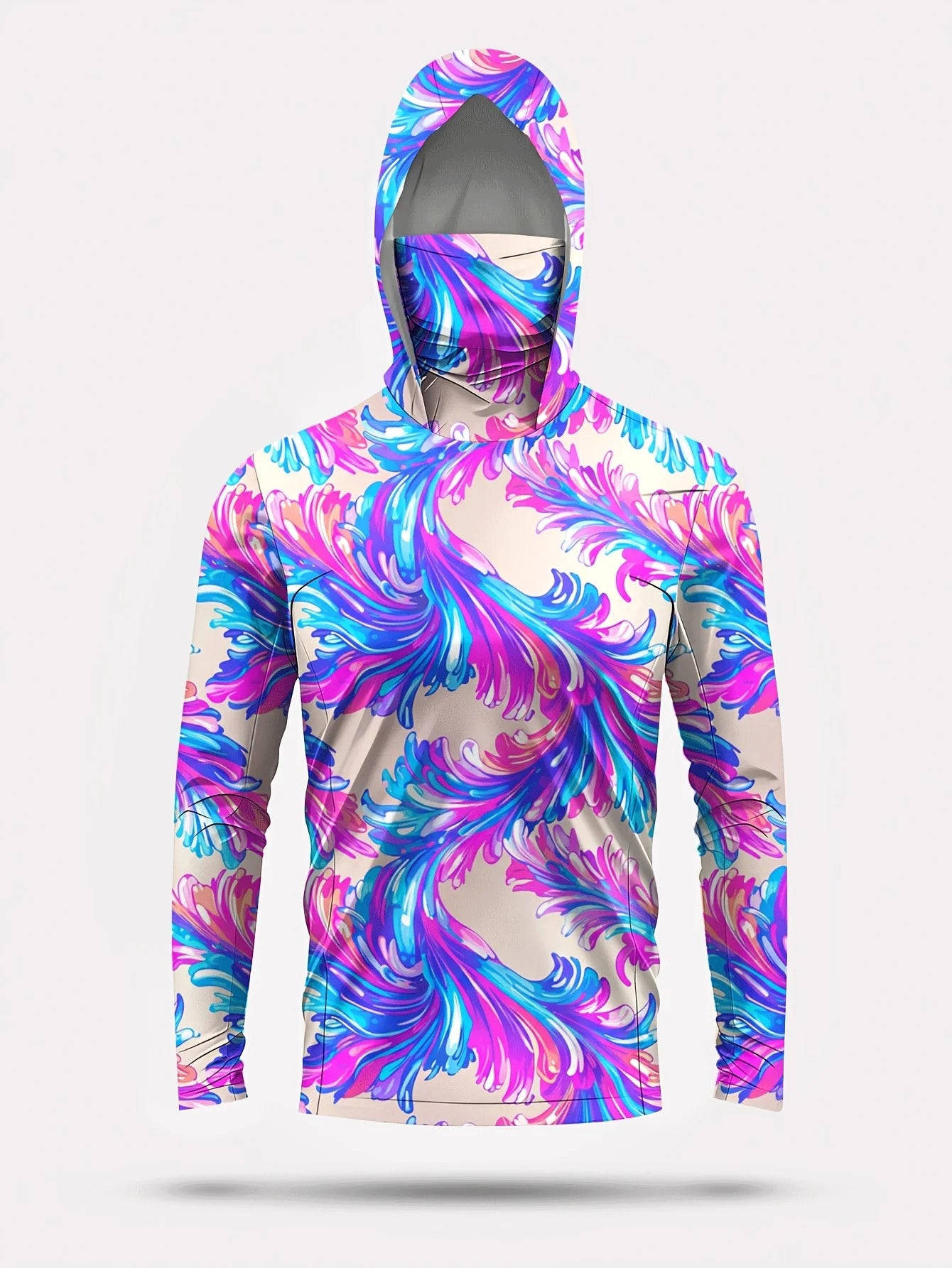 Men Hood Fishing Shirt long sleeve Fishing clothing fishing t shirt uv protection fishing shirt Fishing Apparel Quick Dry