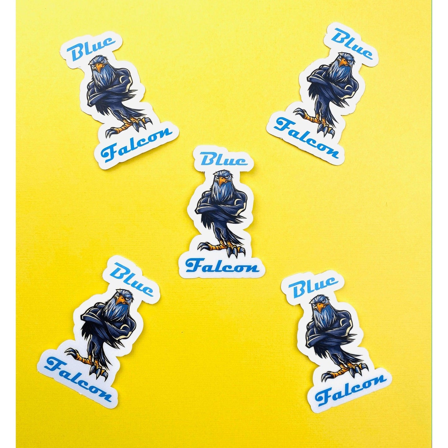 Blue Falcon Sticker for Police Law Enforcement Military