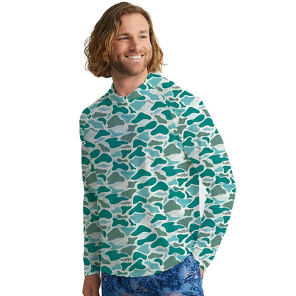 2026 New Model UV-Resistant Fishing Shirt with Long Sleeves and Hooded Collar - UV-Resistant Fishing Mask Clothing