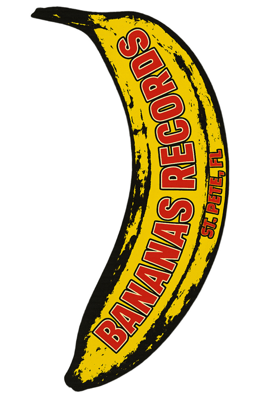 Bananas Records St. Pete FL 2x8 Sticker