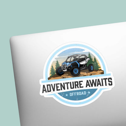 Adventure Awaits Sticker