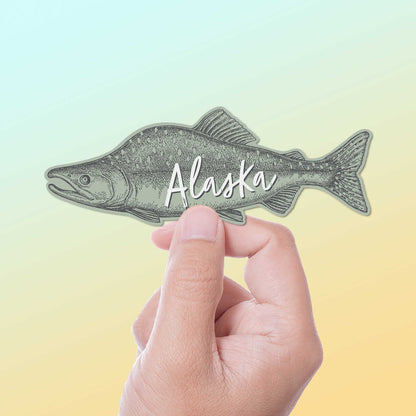Alaska Salmon Sticker