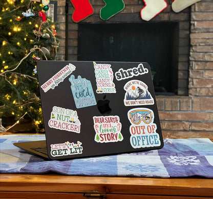 Out of Office Ski Goggles Sticker