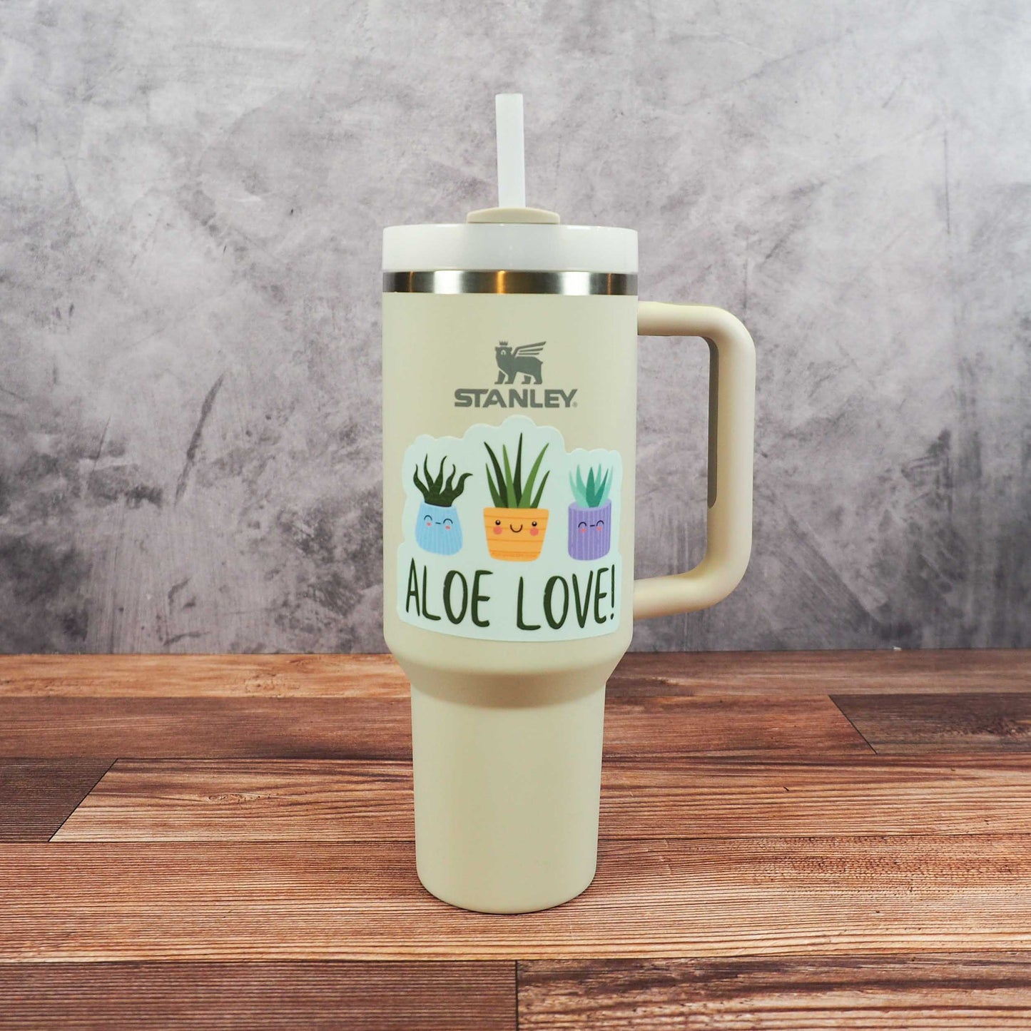 Aloe Love Cute Succulent Sticker