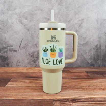Aloe Love Cute Succulent Sticker