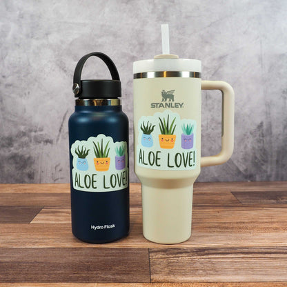 Aloe Love Cute Succulent Sticker