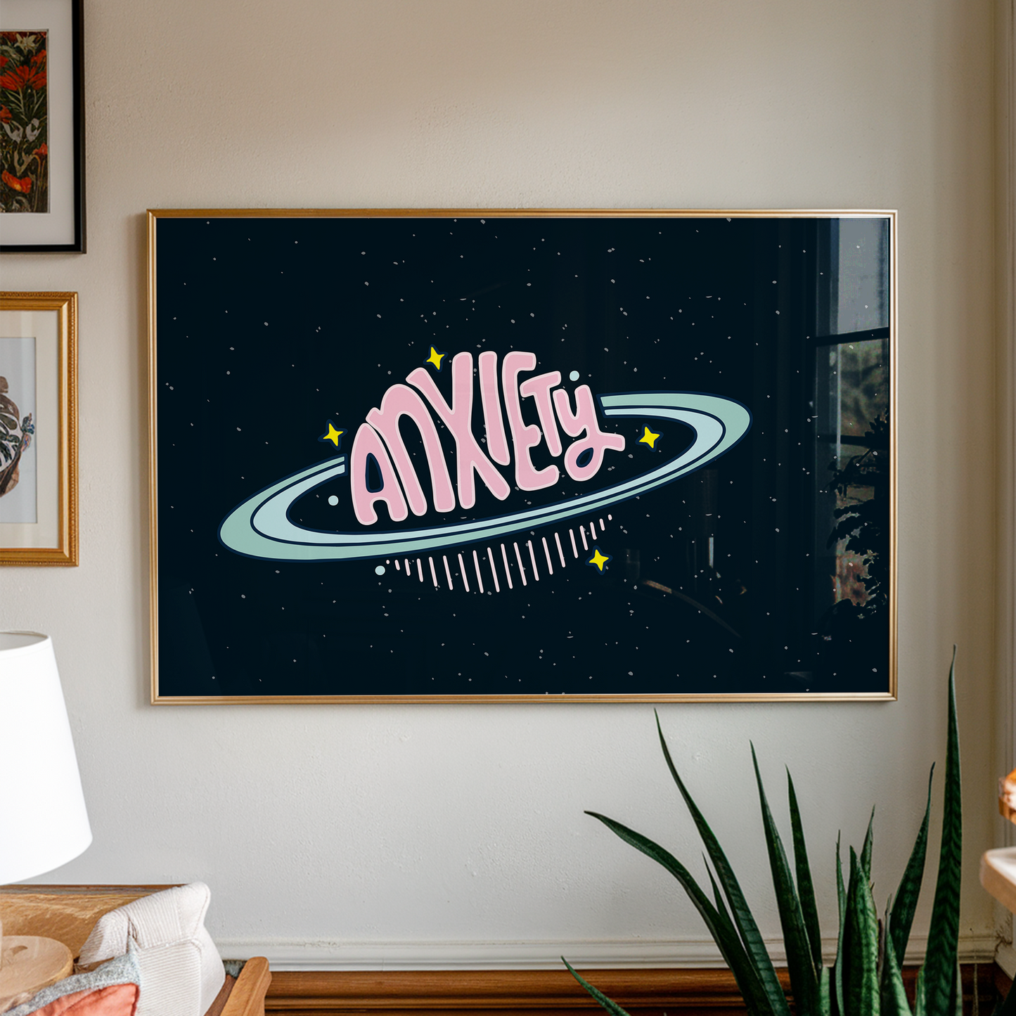 Anxiety The Size Of A Planet Unframed Art Print