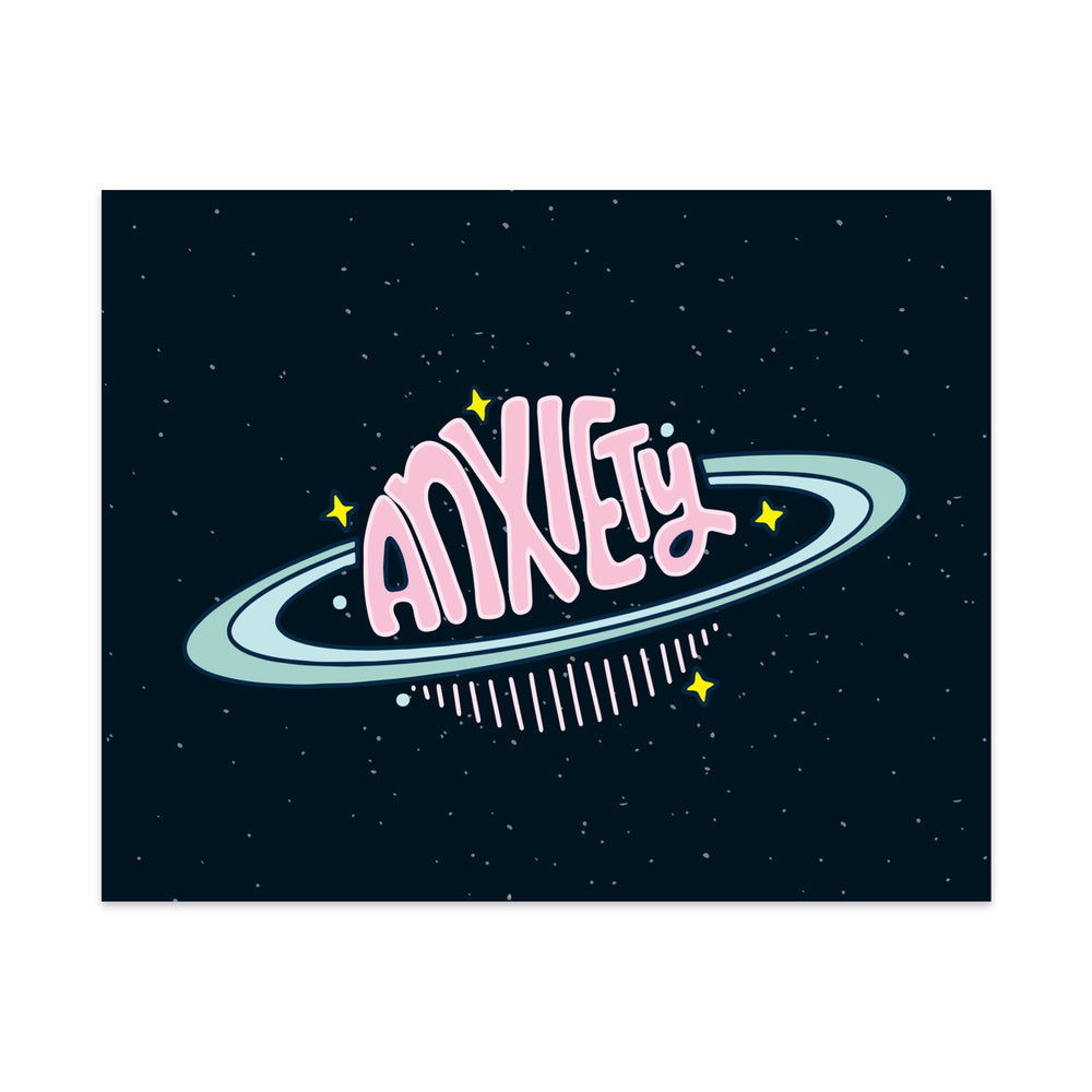 Anxiety The Size Of A Planet Unframed Art Print