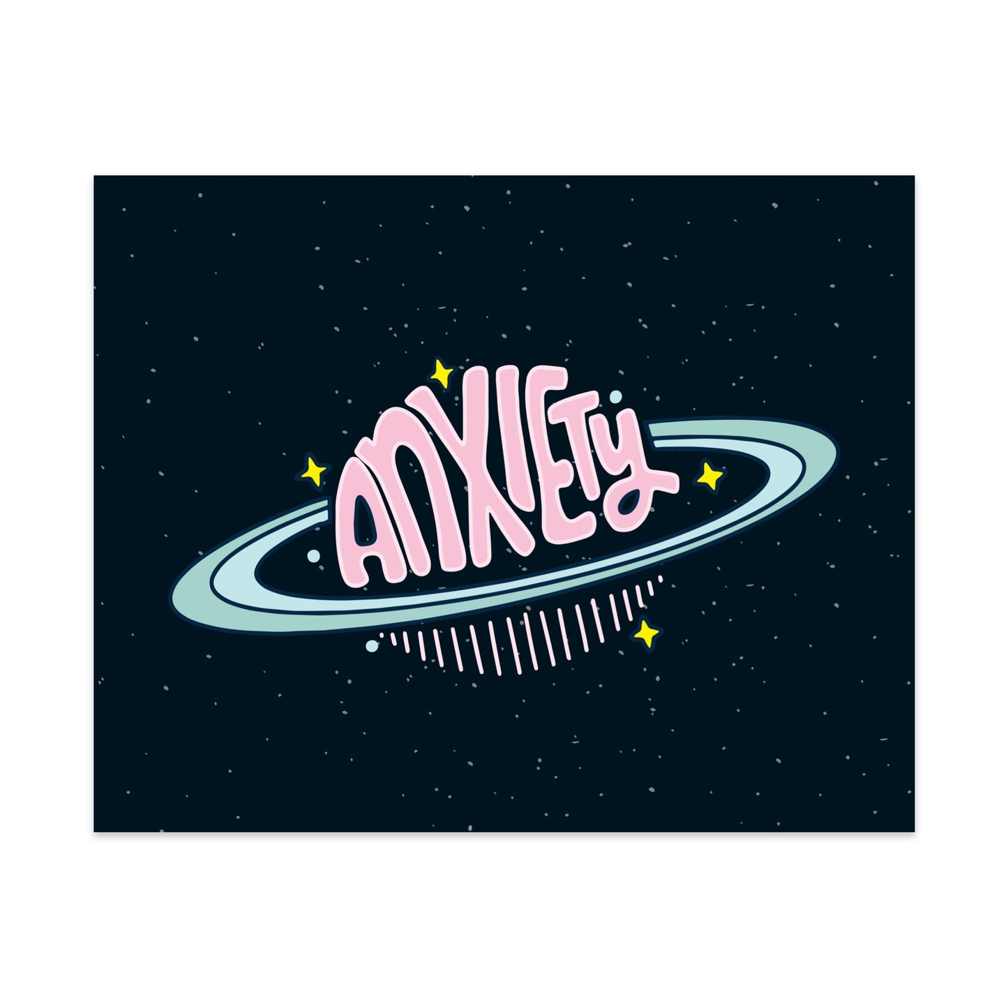 Anxiety The Size Of A Planet Unframed Art Print
