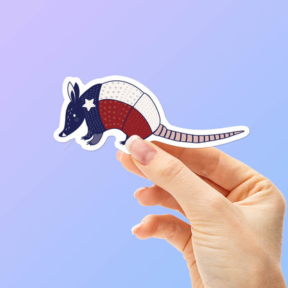 Texas Armadillo Sticker
