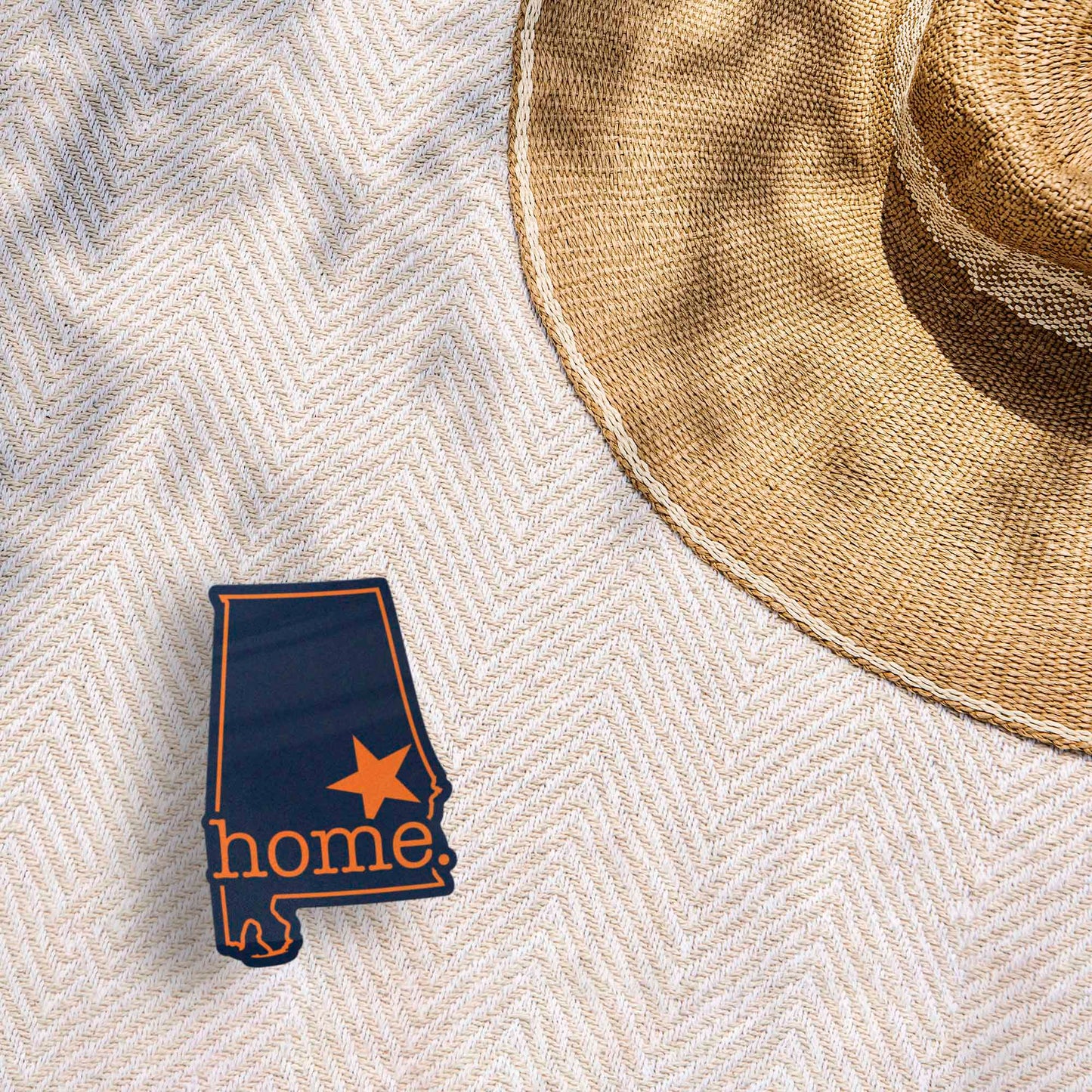 Blue and Orange Auburn Alabama Home Sticker - Cool Southern Decals