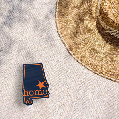 Blue and Orange Auburn Alabama Home Sticker - Cool Southern Decals