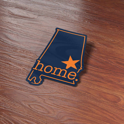 Blue and Orange Auburn Alabama Home Sticker - Cool Southern Decals