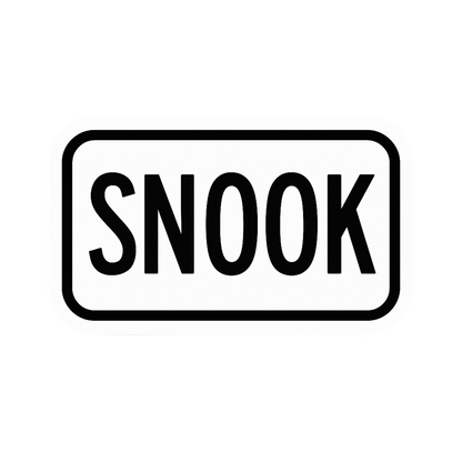 No Fishing To Snook Fishing Sign Magic Sticker | Custom Sticker and Label | Carrco Labels
